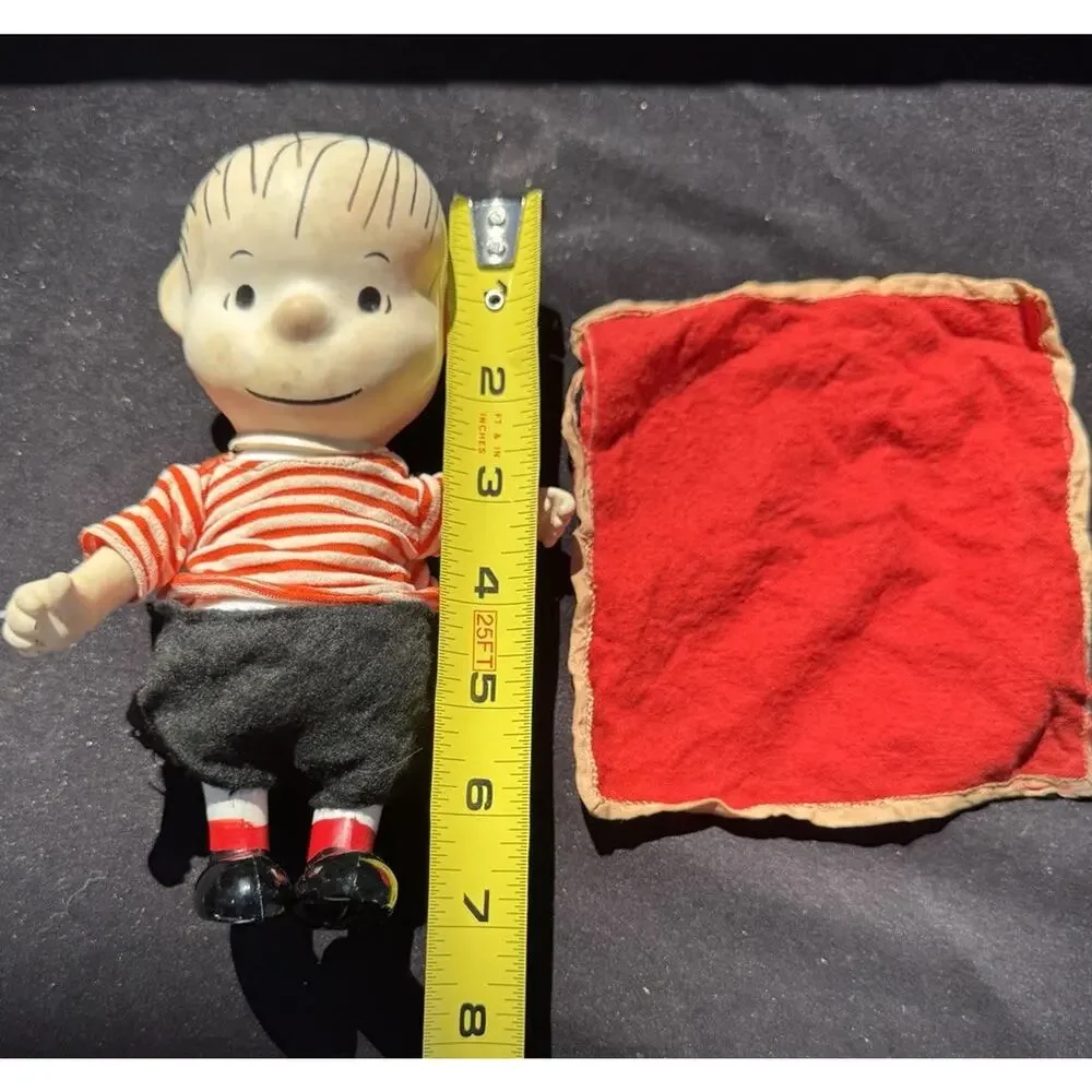 Vintage Linus with Blanket Peanuts Pocket Doll 1960s Poseable Charlie Brown Lo16